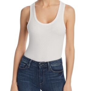 Agolde ribbed body suit - small